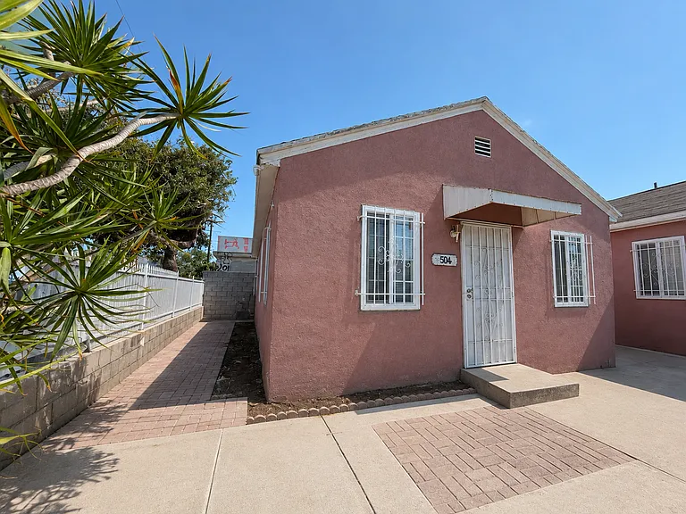 Side view of house