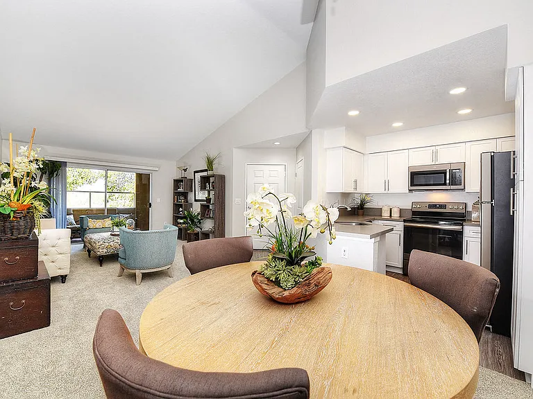 2 Bedroom 2 Bath-The kitchen is open to the living room & dining room, great for entertaining!