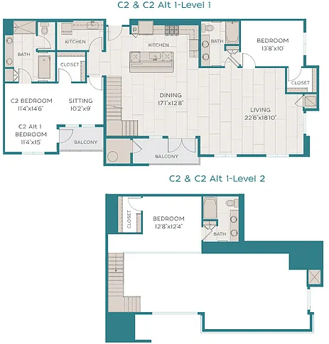 Floor plan C2 Alt 1