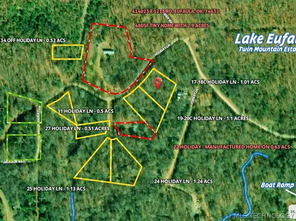 1718 Holiday Ln, Eufaula, OK 74432