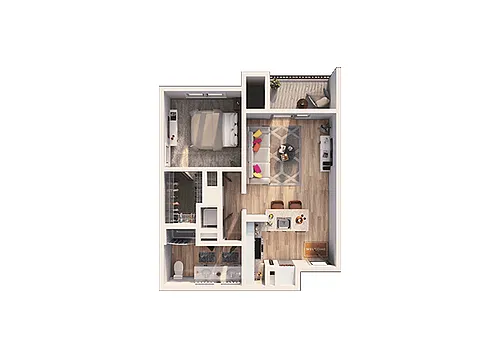 Floor plan A1E