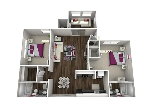 Floor plan B3