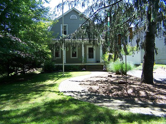 view from side parking area