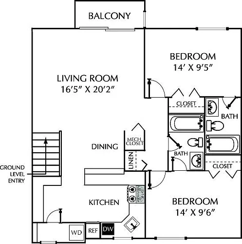Floor plan Roslyn