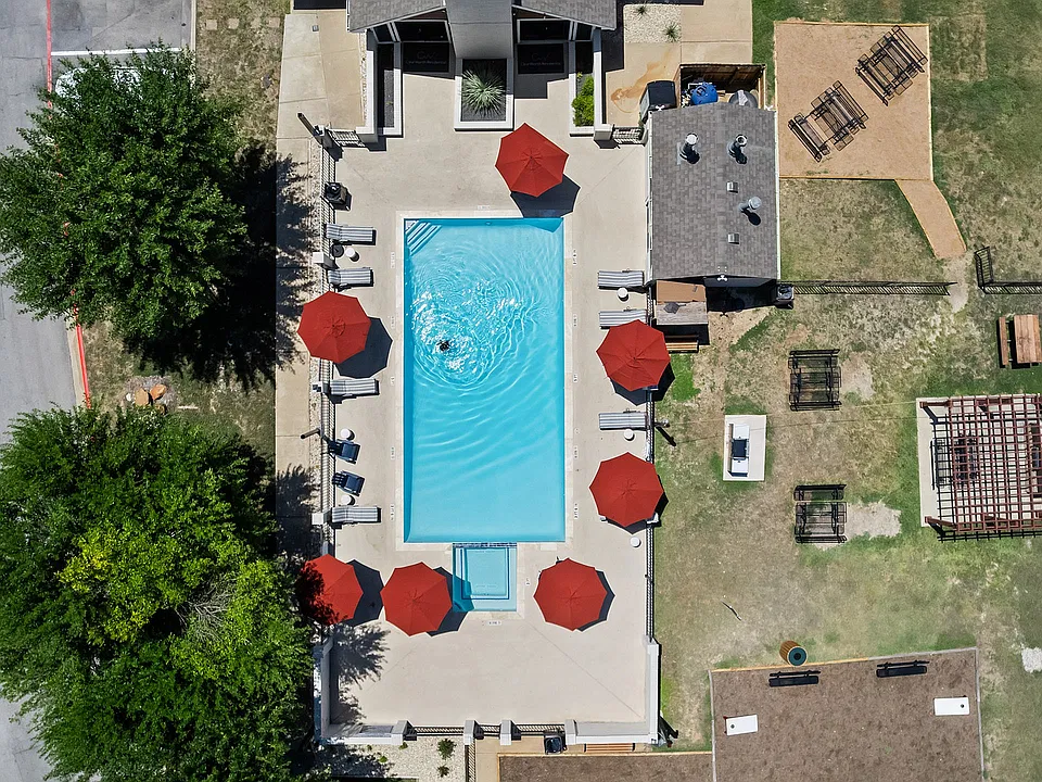 Derby Park Aerial View of Pool & Community Park