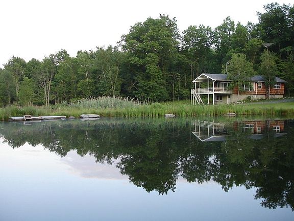View of house from pond