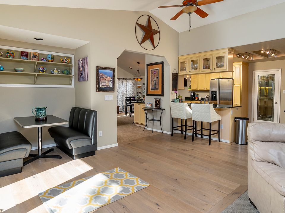 Kitchen and dining booth