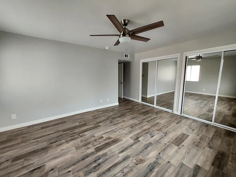 Bedroom #1 with two large closets