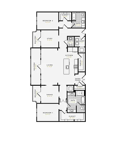 Floor plan The Boucheron