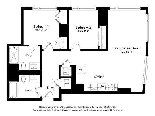 Floor plan Verde B13