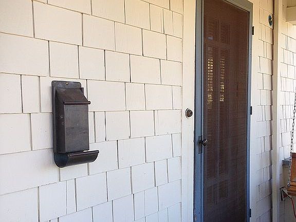 Front porch and door