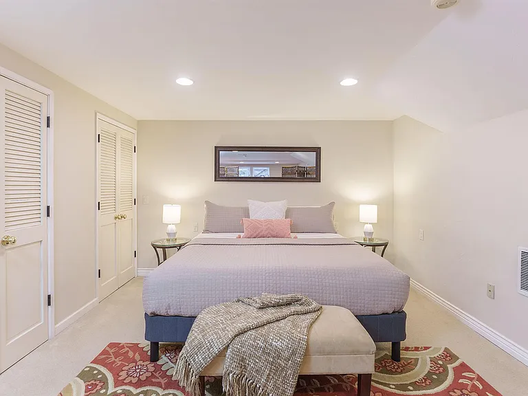 Bedroom #3 - Lower Level - King Bed (separated from Twins by closing doors)