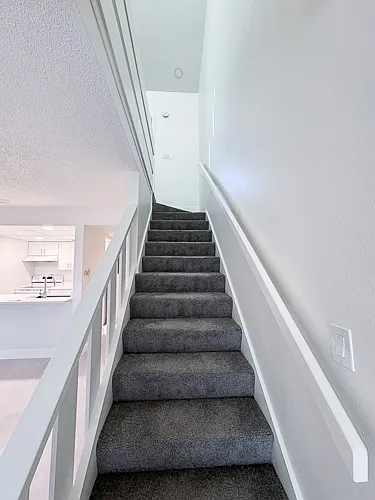 Two-story spacious loft apartment.
