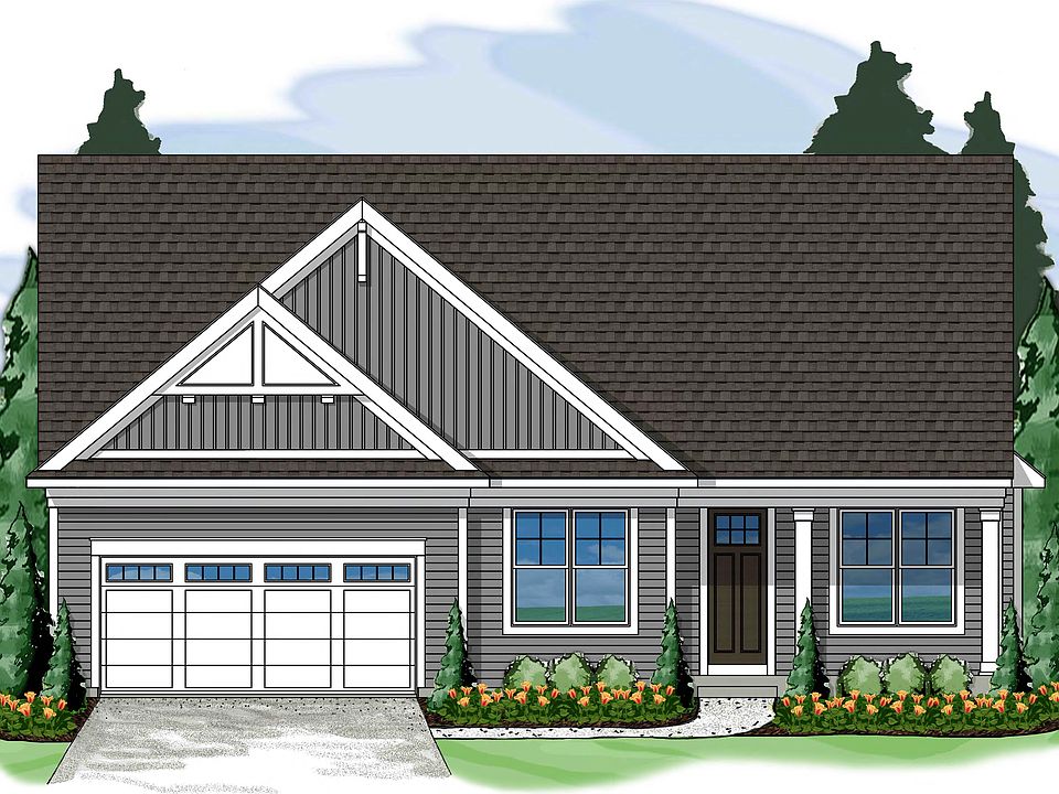 Lily Rendering - exterior selections not an accurate representation of finished home.