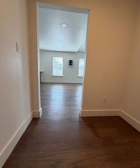View from laundry room