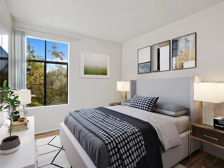 Ample natural light in bedrooms