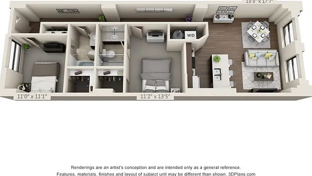 Two Bed Two Bath 1006 sqft Two Bed Two Bath 1006 sqft