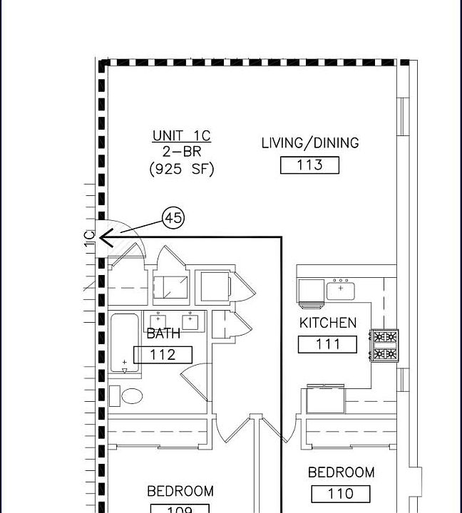 2nd image of 322 Vine St #1C