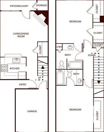 2BR/2BA - T1 2BR/2BA - T1