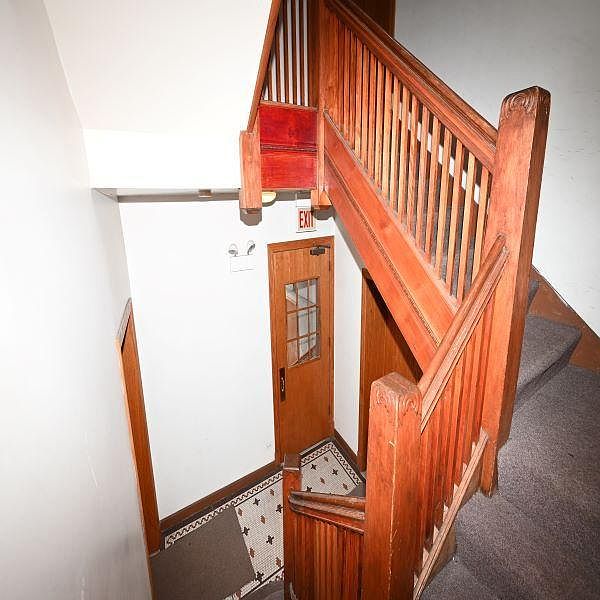 Stairway from first floor landing