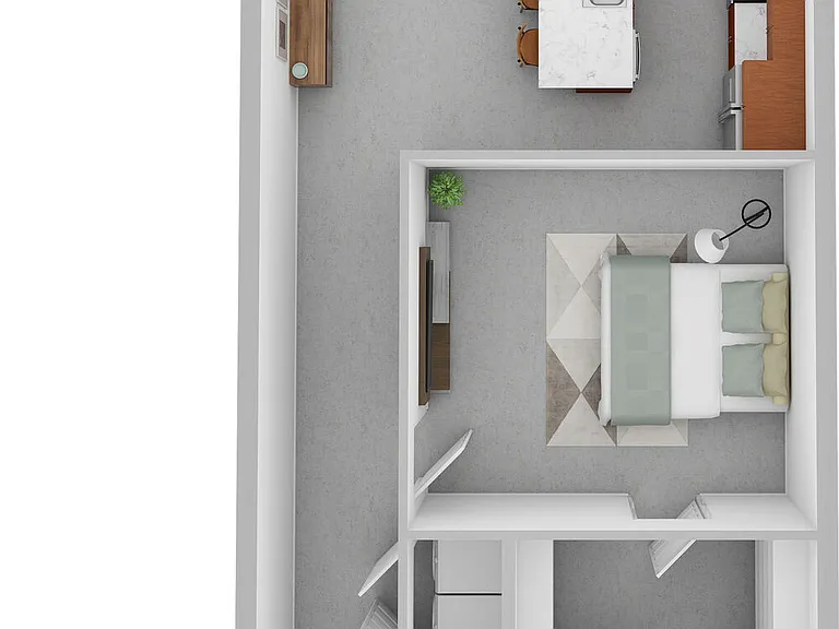 1L floor plan The Lofts at King Mill