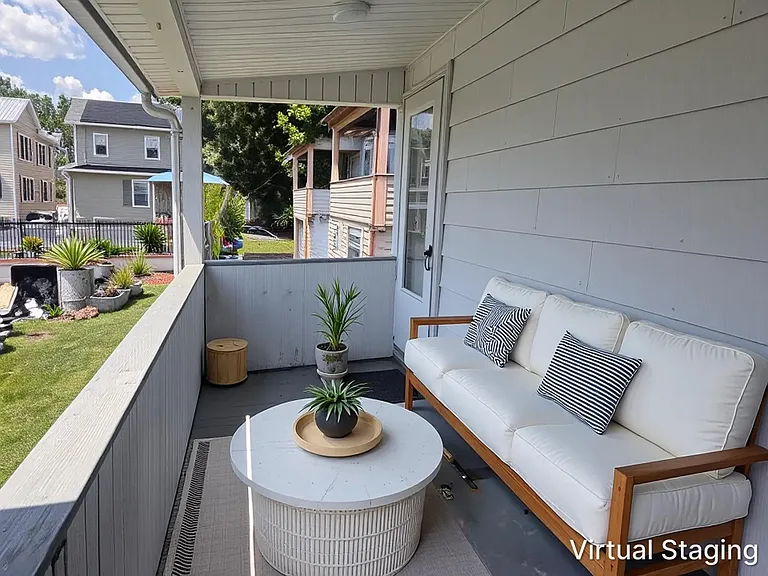 Porch and deck virtual staging view 2