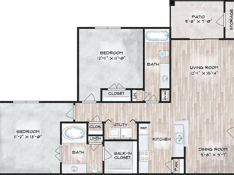 Floorplan B80 Floorplan B80