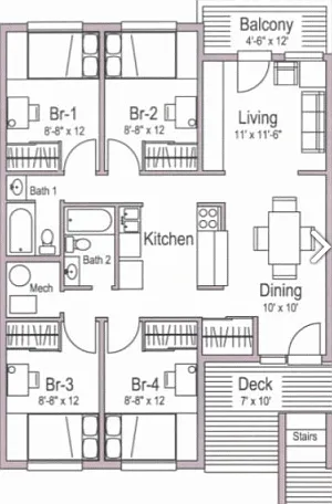 4BR/2Bath 4BR/2Bath
