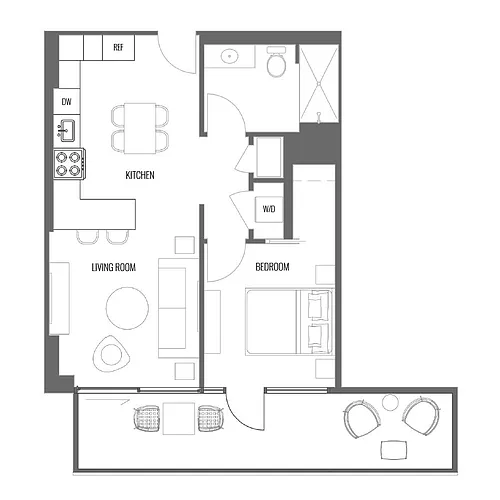 Floor plan Model A1