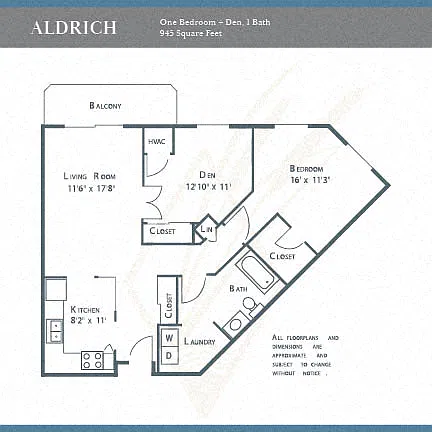 Floor plan Aldrich