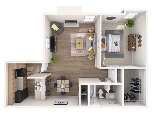 Floor plan Bayhill Bungalow