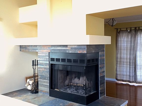 Fireplace in living room