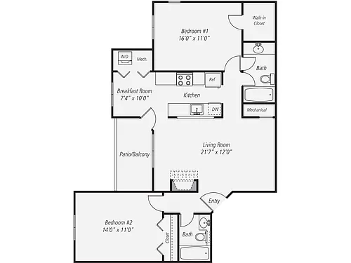 Floor plan B2