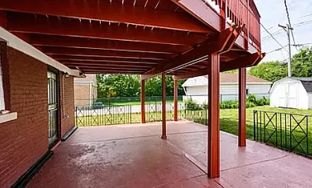 Back patio