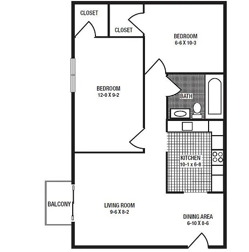 Floor plan Style A