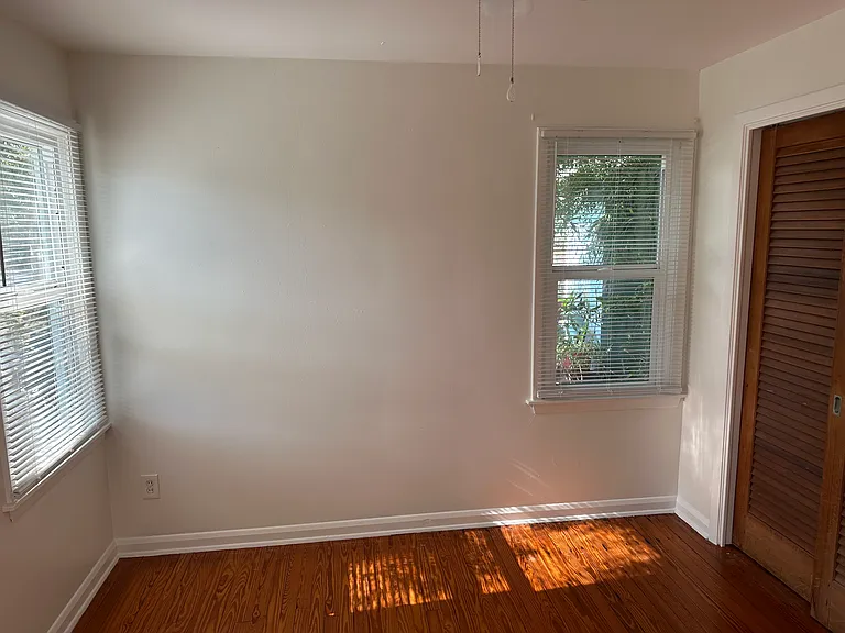Newly painted bedroom