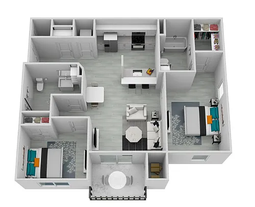 Floor plan 2 Bedroom