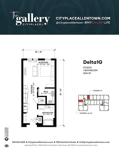 Floor plan Delta1G