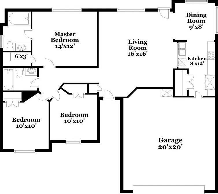 3 bed, 2.0 bath, 1125 sqft, $1,925 — Photo 2