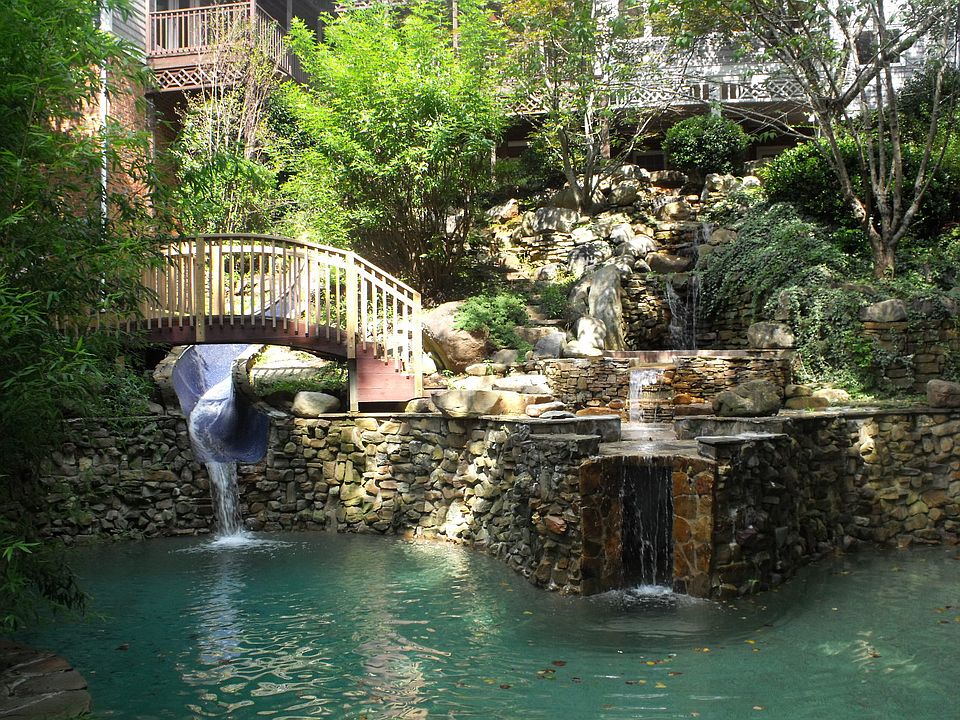 Pool, Waterfall, Tile Slide,