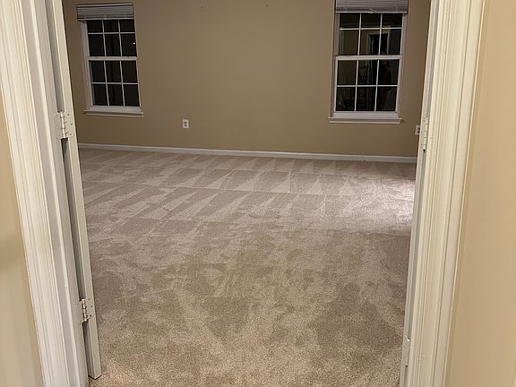 New carpet just installed in all the bedrooms. This is looking into the Master Bedroom