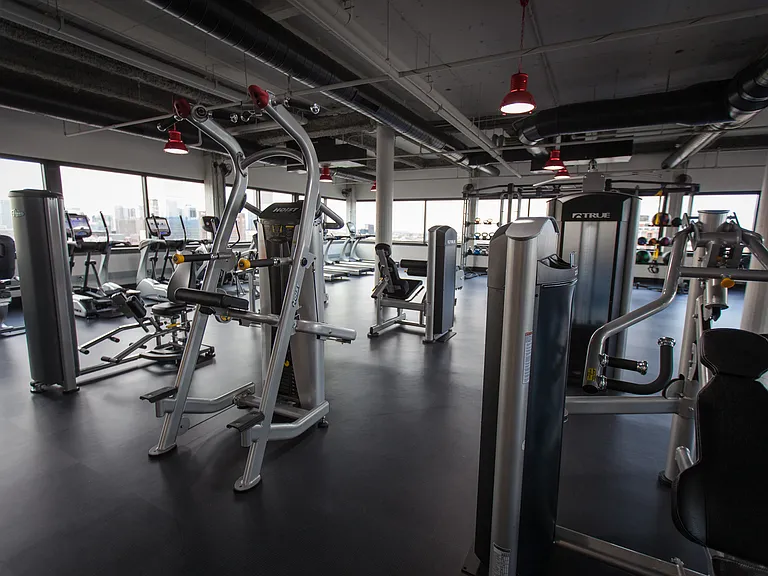 State of the art fitness center at Archer Tower in Denver, CO