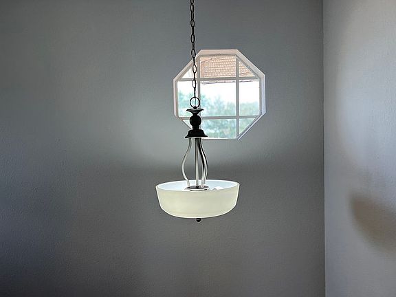 New foyer chandelier