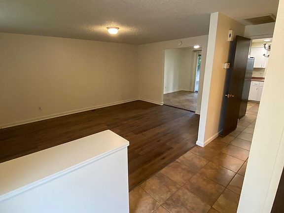 Entry foyer with living room