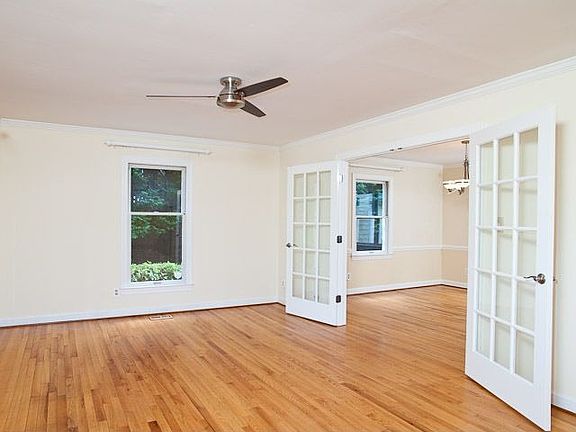 Office with view of Dining Room