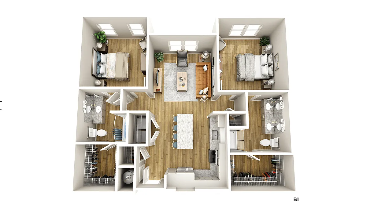 Floor plan B1