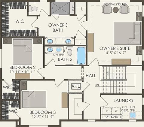 Second Floor 3 br 2.5 ba