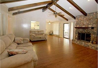 Gorgeous Beams in the Living Room