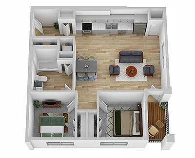 Floor plan The Dayton