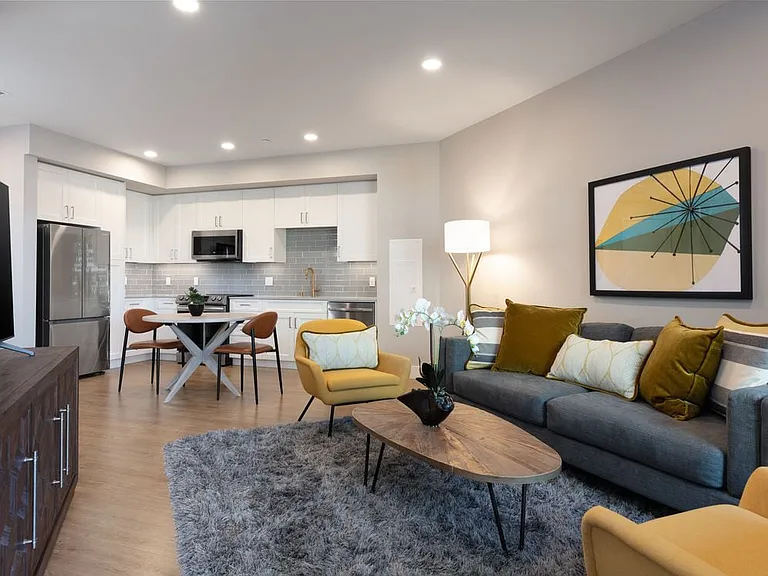 Finish Package I Kitchen, living, and dining areas with hard surface flooring